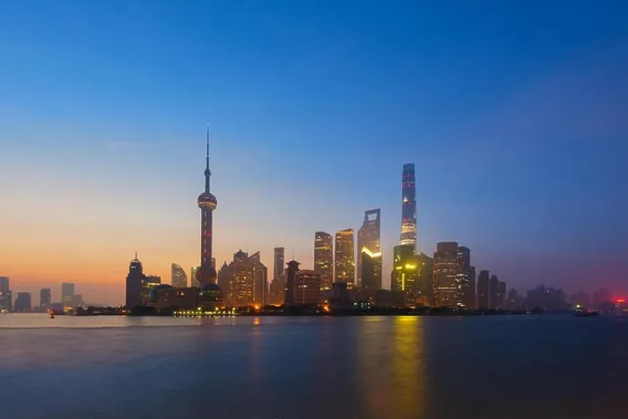 Framed Print : View of Shanghai at Lujiazui finance and business district trade zone skyscraper in morning, Shanghai China Framed Print : View of Shanghai at Lujiazui finance and business district trade zone skyscraper in morning, Shanghai China