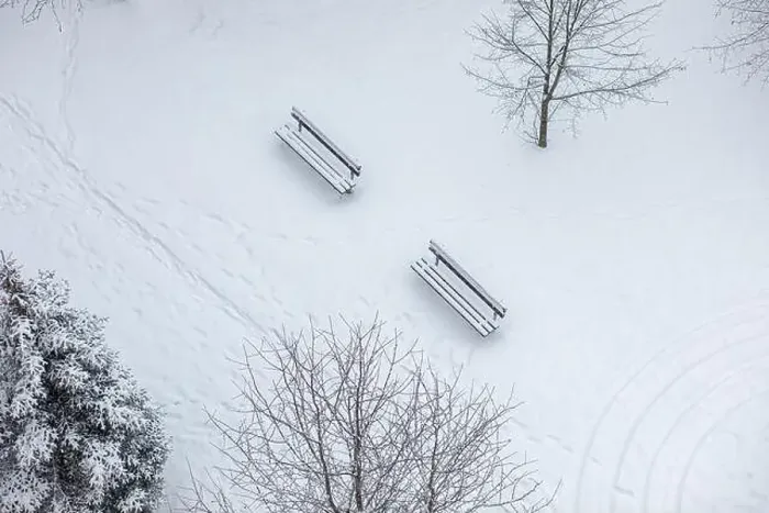 Framed Print : View of a snow covered park in winter season.High quality photo. High quality photo Framed Print : View of a snow covered park in winter season.High quality photo. High quality photo