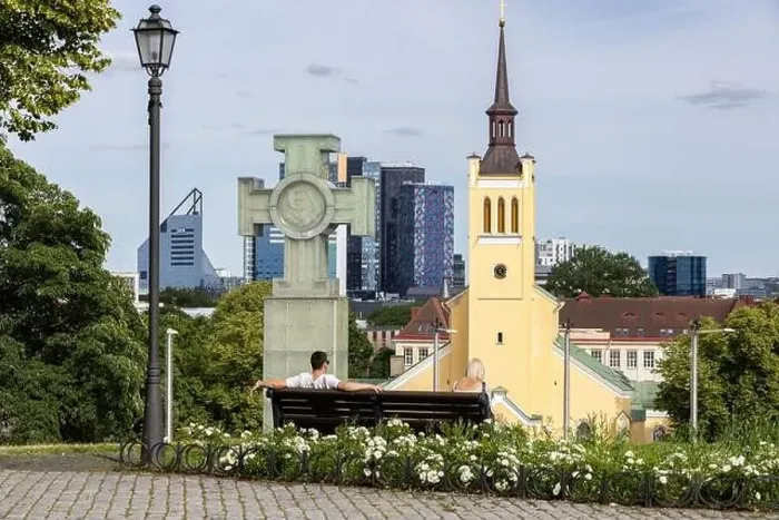 Framed Print : A view over Tallinn downtown Framed Print : A view over Tallinn downtown