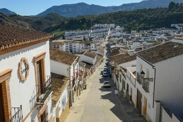 Framed Print : View at the town of Antequera on Andalusia in Spain Framed Print : View at the town of Antequera on Andalusia in Spain