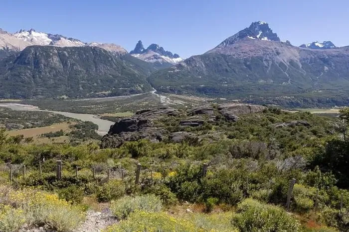 Framed Print : View from the viewpoint Mirador Rio Ibañez at the Carretera Austral in Patagonia, Chile Framed Print : View from the viewpoint Mirador Rio Ibañez at the Carretera Austral in Patagonia, Chile