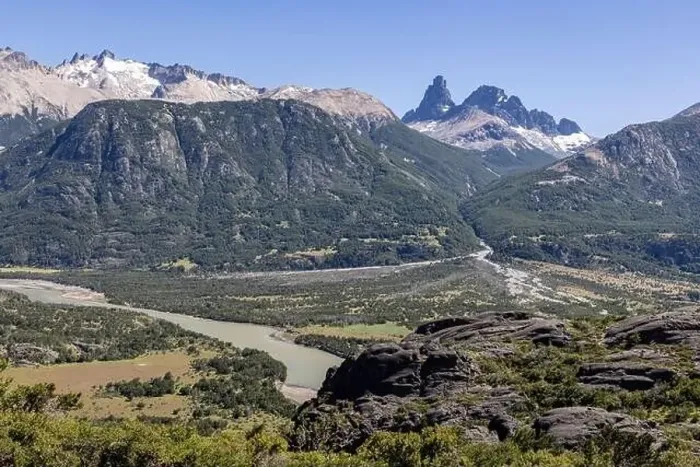 Framed Print : View from the viewpoint Mirador Rio Ibañez at the Carretera Austral in Patagonia, Chile Framed Print : View from the viewpoint Mirador Rio Ibañez at the Carretera Austral in Patagonia, Chile