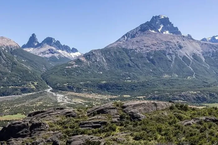 Framed Print : View from the viewpoint Mirador Rio Ibañez at the Carretera Austral in Patagonia, Chile Framed Print : View from the viewpoint Mirador Rio Ibañez at the Carretera Austral in Patagonia, Chile