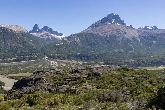 Framed Print : View from the viewpoint Mirador Rio Ibañez at the Carretera Austral in Patagonia, Chile Framed Print : View from the viewpoint Mirador Rio Ibañez at the Carretera Austral in Patagonia, Chile