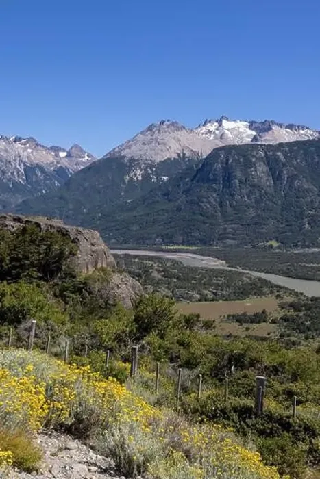 Framed Print : View from the viewpoint Mirador Rio Ibañez at the Carretera Austral in Patagonia, Chile Framed Print : View from the viewpoint Mirador Rio Ibañez at the Carretera Austral in Patagonia, Chile