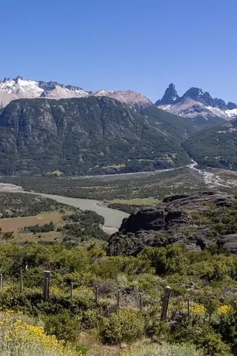 Framed Print : View from the viewpoint Mirador Rio Ibañez at the Carretera Austral in Patagonia, Chile Framed Print : View from the viewpoint Mirador Rio Ibañez at the Carretera Austral in Patagonia, Chile