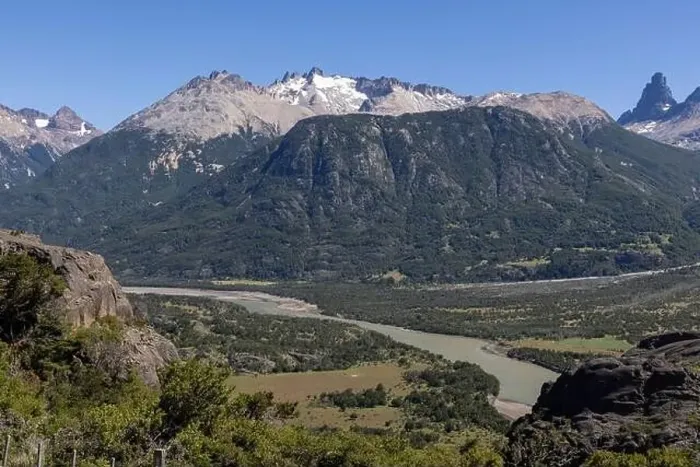 Framed Print : View from the viewpoint Mirador Rio Ibañez at the Carretera Austral in Patagonia, Chile Framed Print : View from the viewpoint Mirador Rio Ibañez at the Carretera Austral in Patagonia, Chile