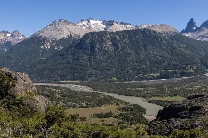 Framed Print : View from the viewpoint Mirador Rio Ibañez at the Carretera Austral in Patagonia, Chile Framed Print : View from the viewpoint Mirador Rio Ibañez at the Carretera Austral in Patagonia, Chile