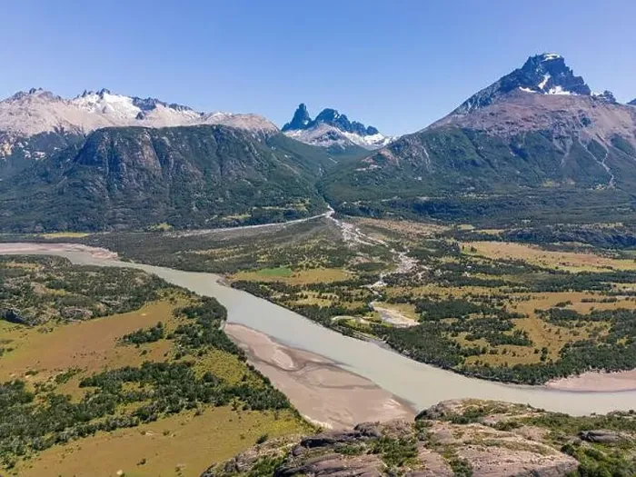 Framed Print : View from the viewpoint Mirador Rio Ibañez at the Carretera Austral in Patagonia, Chile Framed Print : View from the viewpoint Mirador Rio Ibañez at the Carretera Austral in Patagonia, Chile