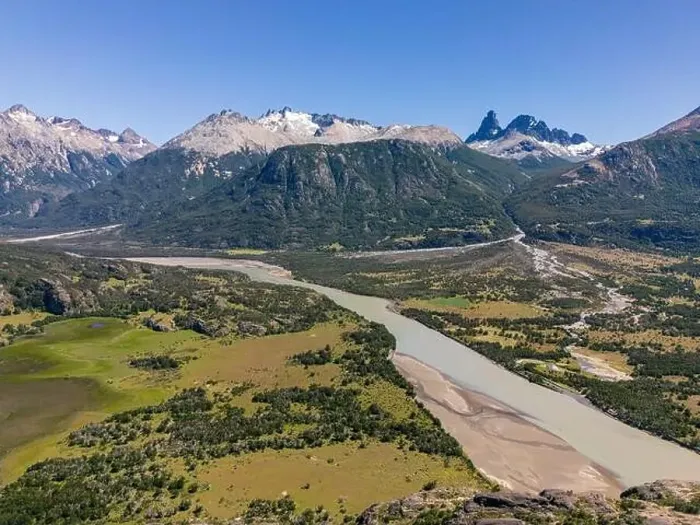 Framed Print : View from the viewpoint Mirador Rio Ibañez at the Carretera Austral in Patagonia, Chile Framed Print : View from the viewpoint Mirador Rio Ibañez at the Carretera Austral in Patagonia, Chile