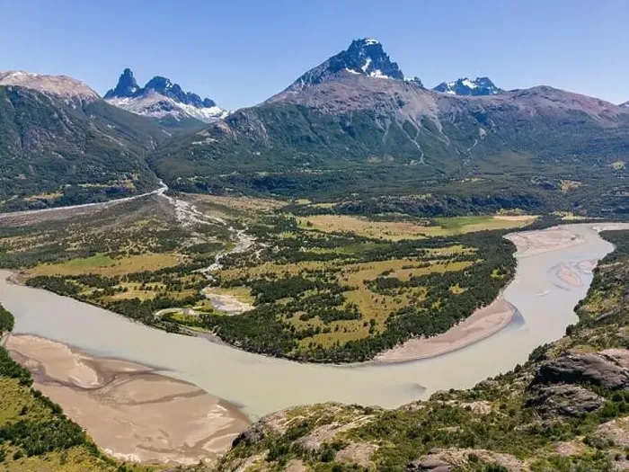 Framed Print : View from the viewpoint Mirador Rio Ibañez at the Carretera Austral in Patagonia, Chile Framed Print : View from the viewpoint Mirador Rio Ibañez at the Carretera Austral in Patagonia, Chile