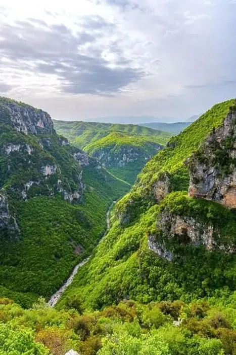 Framed Print : View of the Vikos Gorge, the deepest gorge in Europe, Epirus, Greece Framed Print : View of the Vikos Gorge, the deepest gorge in Europe, Epirus, Greece