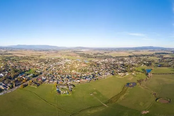 Framed Print : View Over Yarra Glen in Australia Framed Print : View Over Yarra Glen in Australia