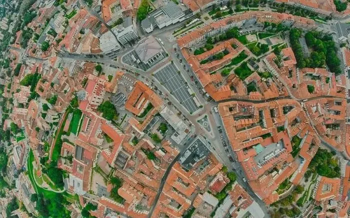 Framed Print : Vilnius Old town, the historic center of Lithuania, European city. 360 VR panorama Framed Print : Vilnius Old town, the historic center of Lithuania, European city. 360 VR panorama