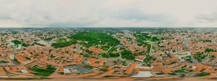 Framed Print : Vilnius Old town, the historic center of Lithuania, European city. 360 VR panorama Framed Print : Vilnius Old town, the historic center of Lithuania, European city. 360 VR panorama