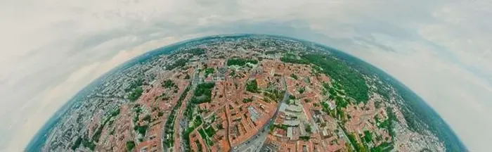 Framed Print : Vilnius Old town, the historic center of Lithuania, European city. 360 VR panorama Framed Print : Vilnius Old town, the historic center of Lithuania, European city. 360 VR panorama