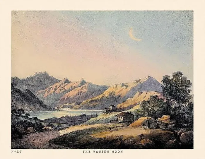 Framed Print : Vintage Astronomical Phenomena Scene Illustration. Published in a 19th-century astronomy book in London around 1840 Framed Print : Vintage Astronomical Phenomena Scene Illustration. Published in a 19th-century astronomy book in London around 1840