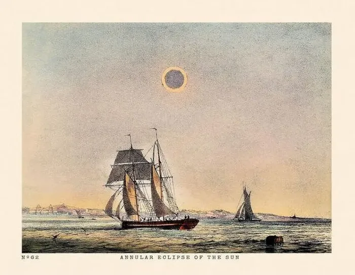 Framed Print : Vintage Astronomical Phenomena Scene Illustration. Published in a 19th-century astronomy book in London around 1840 Framed Print : Vintage Astronomical Phenomena Scene Illustration. Published in a 19th-century astronomy book in London around 1840