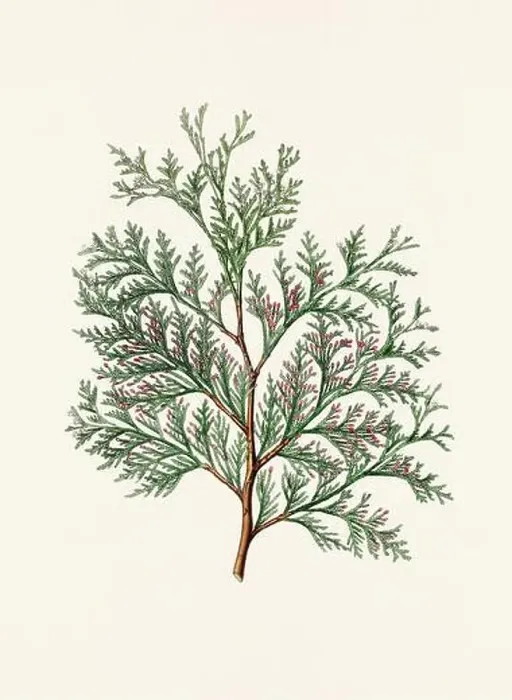Framed Print : Vintage botanical depiction of pinecone fruits. Plate sourced from a 19th-century botanical book Framed Print : Vintage botanical depiction of pinecone fruits. Plate sourced from a 19th-century botanical book