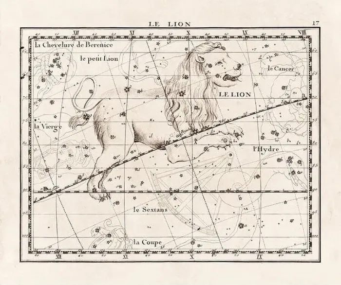 Framed Print : Vintage constellation illustration from the early 18th century Framed Print : Vintage constellation illustration from the early 18th century
