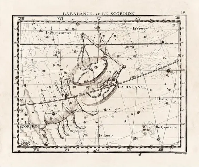 Framed Print : Vintage constellation illustration from the early 18th century Framed Print : Vintage constellation illustration from the early 18th century