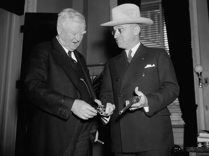 Framed Print : Vintage photo of US Vice President John Nance Garner (left) Framed Print : Vintage photo of US Vice President John Nance Garner (left)