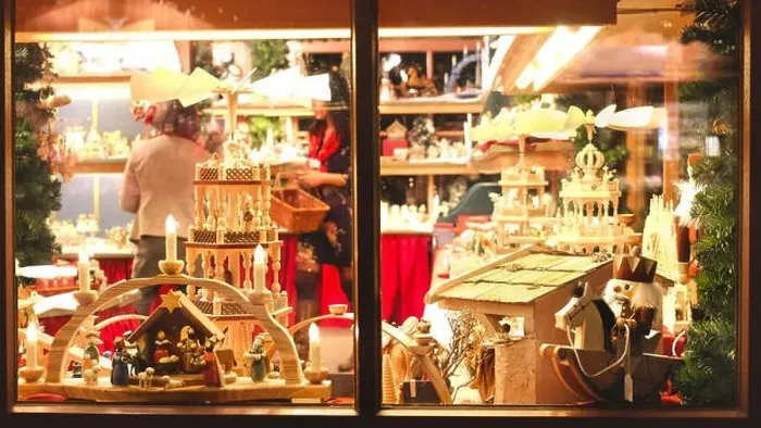 Framed Print : vintage toy store window shop christmas market background Framed Print : vintage toy store window shop christmas market background