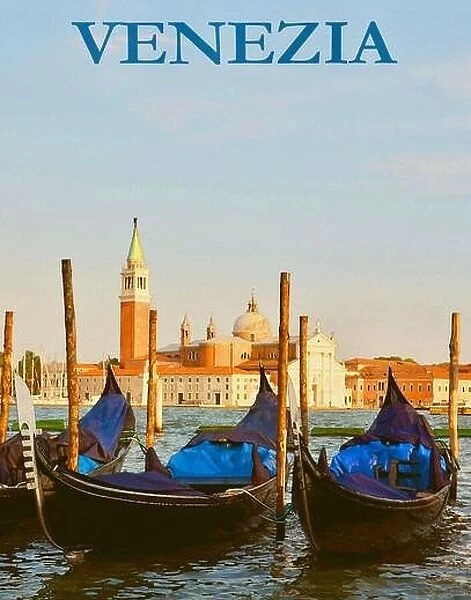 Vintage travel poster - Venice