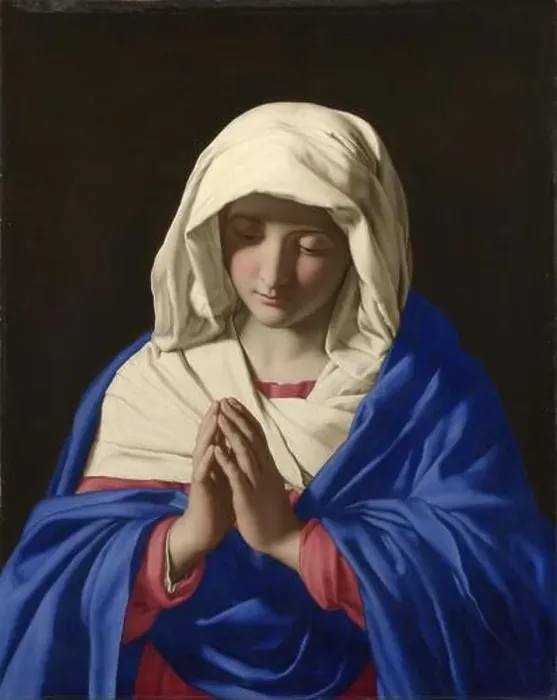 Framed Print : The Virgin in Prayer. Museum: National Gallery, London. Author: SASSOFERRATO Framed Print : The Virgin in Prayer. Museum: National Gallery, London. Author: SASSOFERRATO