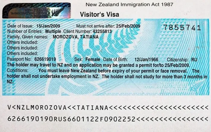 Framed Print : The visa to new Zealand Framed Print : The visa to new Zealand