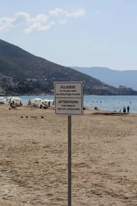 Framed Print : Vlora, Albania, Sunday 2 September 2023 Exploring center of the city Lungo Mare beach people swimming