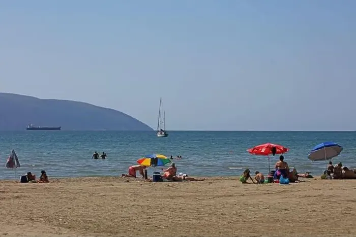 Framed Print : Vlora, Albania, Sunday 2 September 2023 Exploring center of the city Lungo Mare beach people swimming Framed Print : Vlora, Albania, Sunday 2 September 2023 Exploring center of the city Lungo Mare beach people swimming