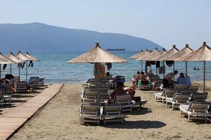 Framed Print : Vlora, Albania, Sunday 2 September 2023 Exploring center of the city Lungo Mare beach people swimming Framed Print : Vlora, Albania, Sunday 2 September 2023 Exploring center of the city Lungo Mare beach people swimming