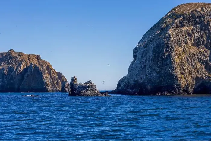 Framed Print : Volcanic rock formations in the Channel Islands National Park, California Framed Print : Volcanic rock formations in the Channel Islands National Park, California