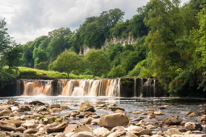 Framed Print : Wainwath Falls on the river swale in the Yorkshire Dales National Park, Yorkshire, England. 05 August 2007 Framed Print : Wainwath Falls on the river swale in the Yorkshire Dales National Park, Yorkshire, England. 05 August 2007