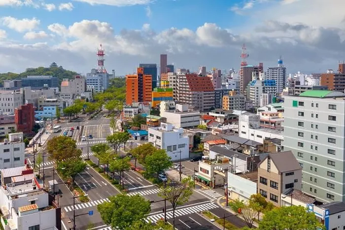 Framed Print : Wakayama City, Japan downtown cityscape in the afternoon Framed Print : Wakayama City, Japan downtown cityscape in the afternoon