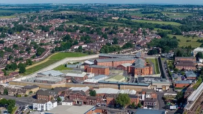 Framed Print : Wakefield prison Aerial view of the prison complex in Wakefield west Yorkshire Framed Print : Wakefield prison Aerial view of the prison complex in Wakefield west Yorkshire