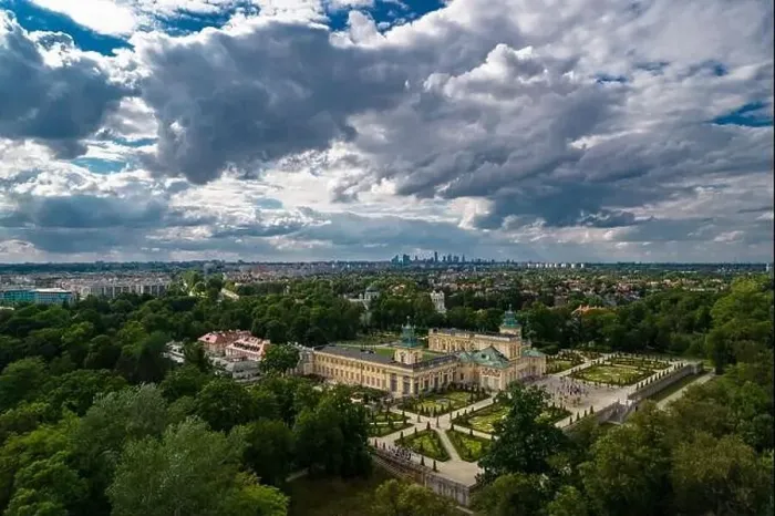 Framed Print : Warsaw, drone, bird view, aerial Framed Print : Warsaw, drone, bird view, aerial