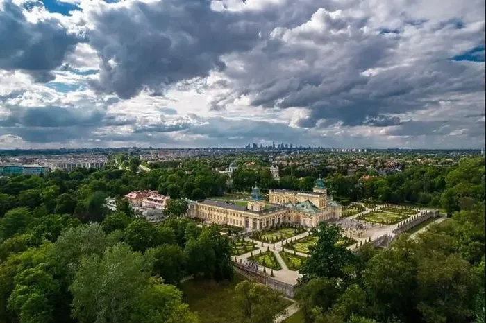 Framed Print : Warsaw, drone, bird view, aerial Framed Print : Warsaw, drone, bird view, aerial
