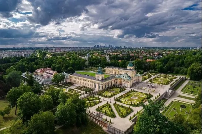 Framed Print : Warsaw, drone, bird view, aerial Framed Print : Warsaw, drone, bird view, aerial