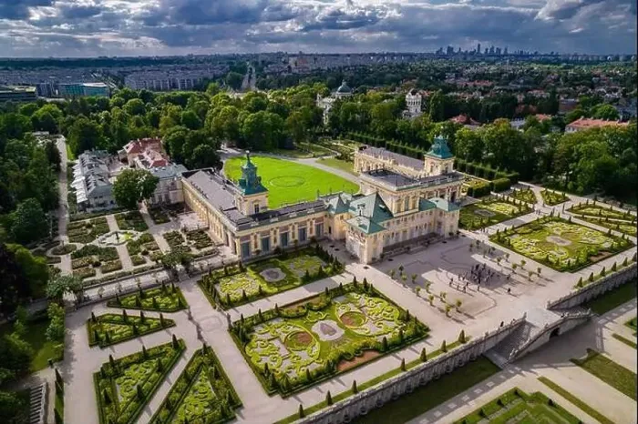 Framed Print : Warsaw, drone, bird view, aerial Framed Print : Warsaw, drone, bird view, aerial