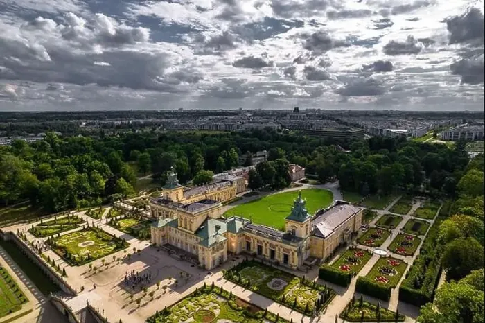 Framed Print : Warsaw, drone, bird view, aerial Framed Print : Warsaw, drone, bird view, aerial