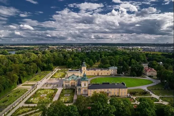 Framed Print : Warsaw, drone, bird view, aerial Framed Print : Warsaw, drone, bird view, aerial