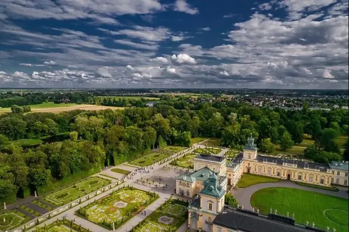 Framed Print : Warsaw, drone, bird view, aerial Framed Print : Warsaw, drone, bird view, aerial
