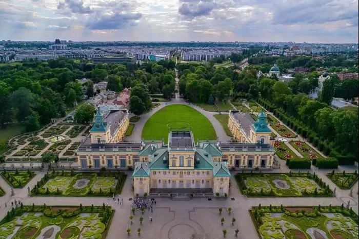Framed Print : Warsaw, drone, bird view, aerial Framed Print : Warsaw, drone, bird view, aerial