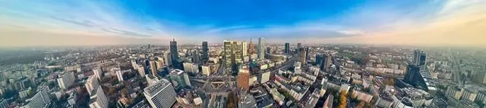 Framed Print : WARSAW, POLAND - OCTOBER 19, 2019: Beautiful panoramic aerial drone view to panorama cityscape of Warsaw modern City Framed Print : WARSAW, POLAND - OCTOBER 19, 2019: Beautiful panoramic aerial drone view to panorama cityscape of Warsaw modern City