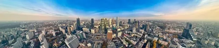 Framed Print : WARSAW, POLAND - OCTOBER 19, 2019: Beautiful panoramic aerial drone view to panorama cityscape of Warsaw modern City Framed Print : WARSAW, POLAND - OCTOBER 19, 2019: Beautiful panoramic aerial drone view to panorama cityscape of Warsaw modern City