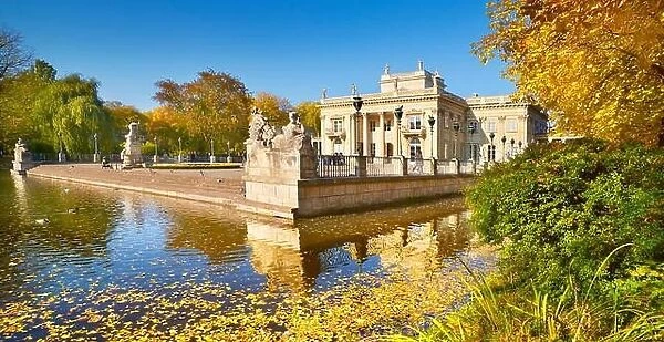 Warsaw - Royal Palace in Lazienki Park, Poland