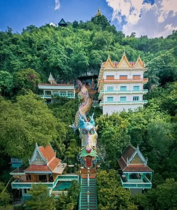 Framed Print : Wat Ban Tham temple and cave in Kanchanaburi, Thailand, south east asia Framed Print : Wat Ban Tham temple and cave in Kanchanaburi, Thailand, south east asia