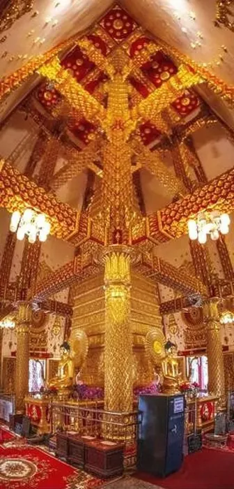 Framed Print : Wat Phra That Nong Bua, in Ubon, Thailand, south east asia Framed Print : Wat Phra That Nong Bua, in Ubon, Thailand, south east asia